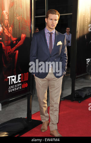 LOS ANGELES, CA - 21. Juni 2011: Ryan Kwanten bei der Los Angeles Premiere der vierten Staffel der HBO Serie "True Blood" im Cinerama Dome, Hollywood. Stockfoto