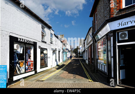 Yarmouth ist eine der kleinsten Städte im Vereinigten Königreich. Es hatte nur 791compared mit 600 100 Jahren 2001 Einwohner Stockfoto