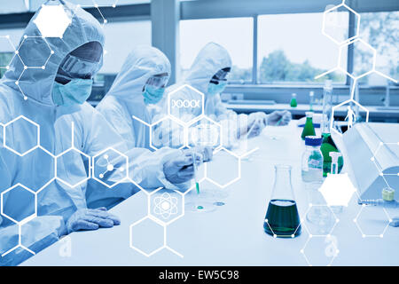 Zusammengesetztes Bild der Wissenschaft-Grafik Stockfoto