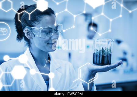 Zusammengesetztes Bild der Wissenschaft-Grafik Stockfoto