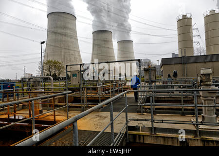 Jänschwalde, Deutschland, Grube Wasseraufbereitung KW Jänschwalde Stockfoto