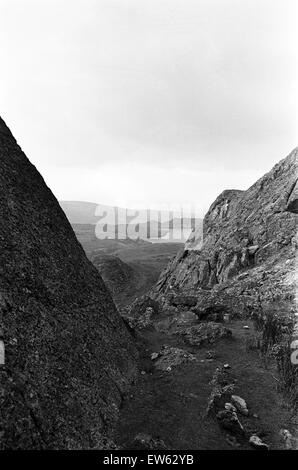 Plas Dol-y-Moch, Coventry Outdoor Education Centre liegt im Herzen des Snowdonia National Park. Malerische Aussicht auf die Gegend, wo die Jugendlichen Aktivitäten durchführen. Maentwrog, Gwynedd, Wales, 26. Oktober 1987. Stockfoto