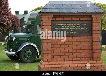 Lincolnshire Aviation Heritage Centre am Flugplatz East Kirby, East Kirby, in der Nähe der Marktstadt Spilsby Lincolnshire England GB UK 2014 Stockfoto