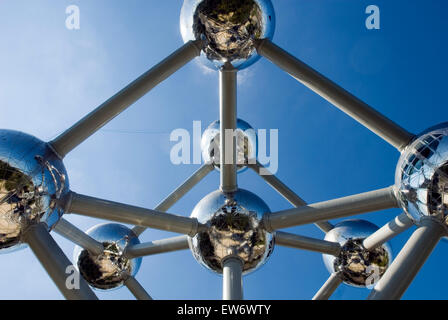 Atomium weltberühmten Denkmal eines Atomkerns Eisen Brüssel Belgien Europa Stockfoto