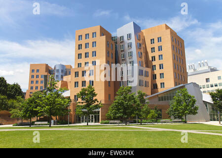 BOSTON - Juni 06: Ray und Maria Stata Center auf dem Campus MIT. Foto aufgenommen am 6. Juni 2014 in Cambridge, Massachusetts, USA. Stockfoto