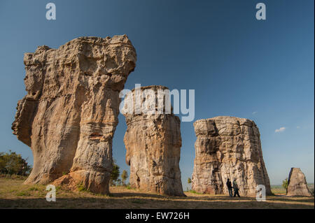 Stonehenge von Thailand (Mo Hin Khao) bei Chaiyaphum Provinz Thailand Stockfoto