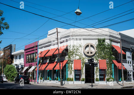 Restaurant, La Boca Bezirk, Buenos Aires Stockfoto