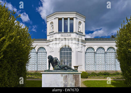 Sterbender Gallier in Orangerie im Schlosspark Putbus, Deutschland Stockfoto