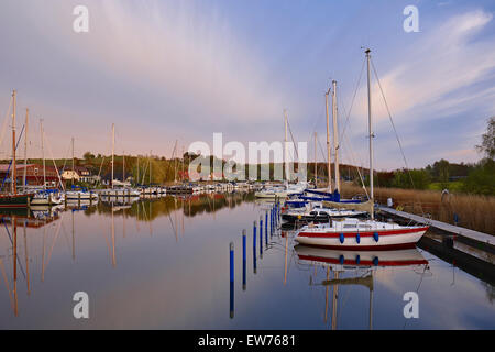 Hafen Seedorf auf der Insel Rügen, Deutschland Stockfoto