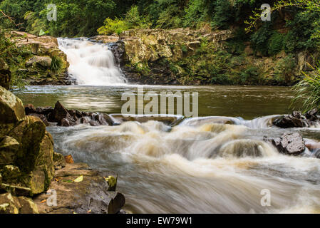 Wasserfall und Schwimmen Loch Stockfoto