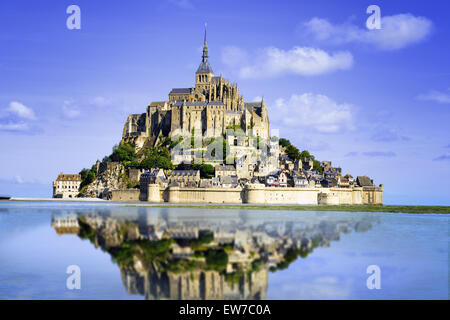 Mont Saint Michel - Normandie - Frankreich Stockfoto