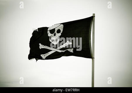 Piratenflagge Stockfoto