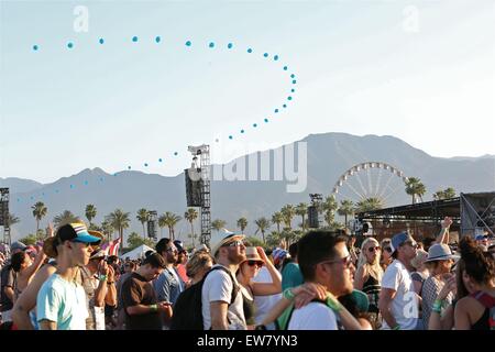 Coachella 2015 - Woche 2 - Tag 2 Mitwirkende: Atmosphäre wo: Indio, Kalifornien, Vereinigte Staaten, wann: 18. April 2015 Stockfoto