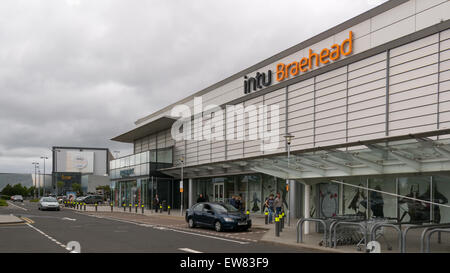 Intu Braehead, Glasgow Shopping Centre und schweben an Intu Braehead Unterhaltungszentrum Stockfoto