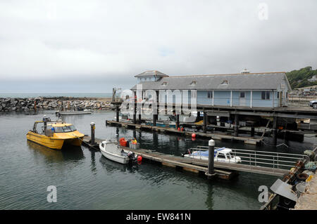 Den Hafen und den Hafen Fischerei in Ventnor auf die Isle Of Wight, Pic Mike Walker, Mike Walker Bilder Stockfoto