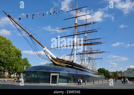 Die Cutty Sark in Greenwich, London UK Stockfoto