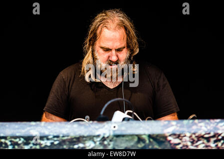 Barcelona, Katalonien, Spanien. 19. Juni 2015. US-amerikanischer Produzent und DJ-Legende ARTHUR BAKER spielt eine Karriere von DJ-set bei der 22. Sonar Barcelona Kredit: Matthias Oesterle/ZUMA Wire/ZUMAPRESS.com/Alamy Live News Stockfoto