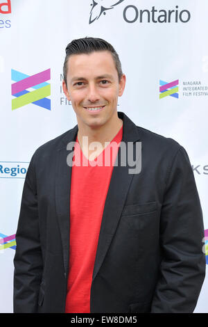 Ontario, Kanada. 19. Juni 2015. Chef Curtis Duffy besucht das Screening für Grace auf dem Niagara integrierte Film Festival. Bildnachweis: EXImages/Alamy Live-Nachrichten Stockfoto