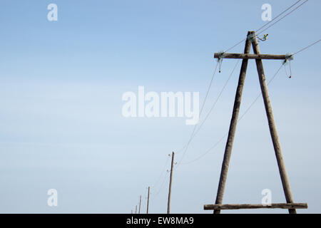 Türme Hochspannung Stockfoto