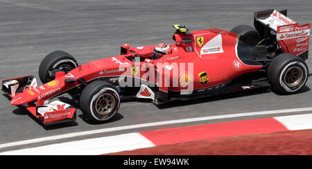 Kimi Räikkönen 2015 Malaysia FP2 Stockfoto