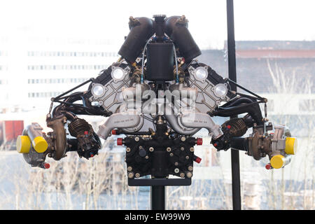 TAG TTE PO1 Motor vorne Porsche Museum Stockfoto