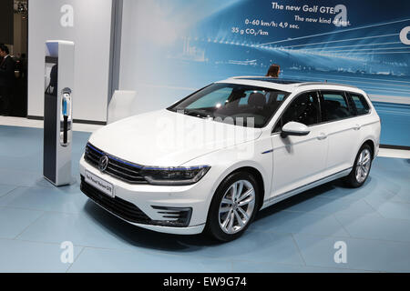 Volkswagen Passat Variant GTE Istanbul Autoshow 2015 Stockfoto