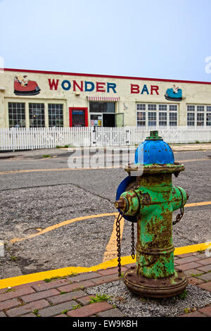 Alten Hydranten und Wunder Bar. Stockfoto