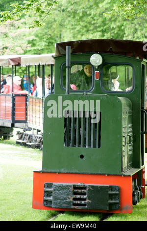 Parkeisenbahn Britzer Garten Stockfoto