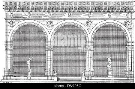 Ansicht, graviert Vintage Illustration. Wörterbuch der Worte und Dinge - Larive und Fleury - 1895 Stock Vektor