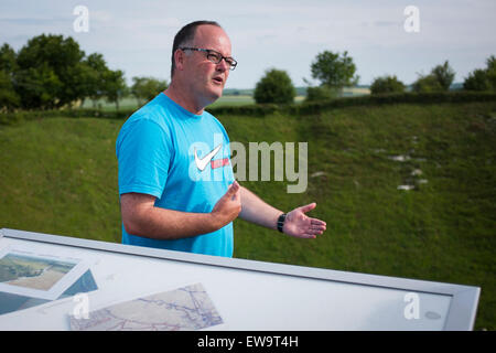 Gesamtansicht von Rory Stephens Schlacht Exkursionen auf den Schlachtfeldern des ersten Weltkrieges Stockfoto