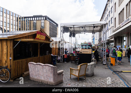 Kiel, Deutschland. 20. Juni 2015. Impressionen vom ersten Tag der Kieler Woche 2015 Credit: Björn Deutschmann/Alamy Live News Stockfoto