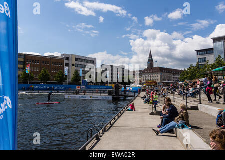 Kiel, Deutschland. 20. Juni 2015. Impressionen vom ersten Tag der Kieler Woche 2015 Credit: Björn Deutschmann/Alamy Live News Stockfoto