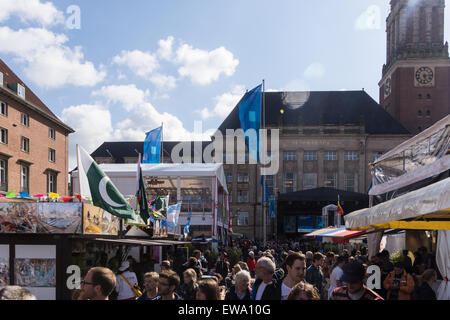 Kiel, Deutschland. 20. Juni 2015. Impressionen vom ersten Tag der Kieler Woche 2015 Credit: Björn Deutschmann/Alamy Live News Stockfoto