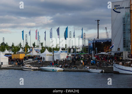 Kiel, Deutschland. 20. Juni 2015. Impressionen vom ersten Tag der Kieler Woche 2015 Credit: Björn Deutschmann/Alamy Live News Stockfoto