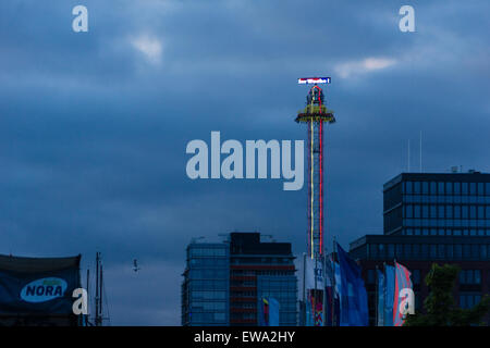 Kiel, Deutschland. 20. Juni 2015. Impressionen vom ersten Tag der Kieler Woche 2015 Credit: Björn Deutschmann/Alamy Live News Stockfoto