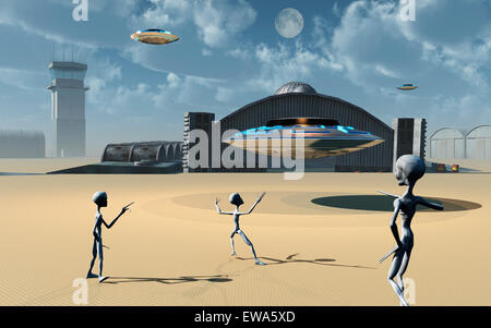 Area 51. Stockfoto