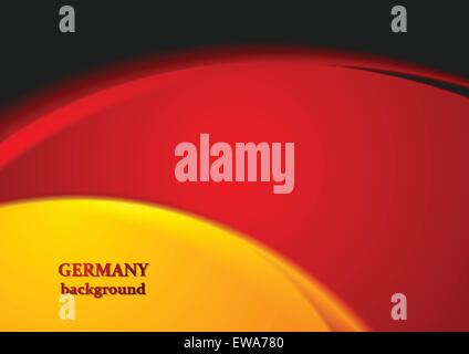 Hellen wellig abstrakten Hintergrund. Deutschen Farben. Vektor-design Stock Vektor