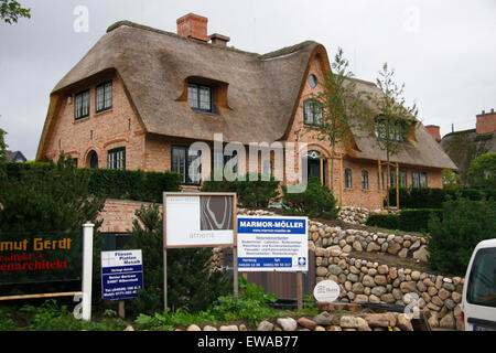 Neubau in Liste, Sylt. Stockfoto