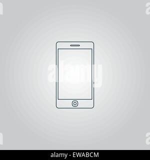 Vektor-Illustration von Smartphone-Symbol Stock Vektor