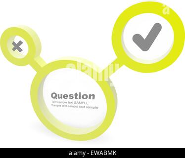 3D-Illustration Konzept. Verwendbar für verschiedene Business-Design. Stock Vektor