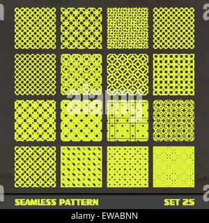 Vintage Musterdesign. Zusammenfassung Hintergrund. Große Sammlung. Stock Vektor