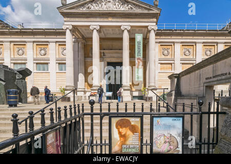 OXFORD CITY CENTRE EINGANG IN DAS ASHMOLEAN MUSEUM Stockfoto