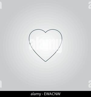 Herz-Symbol Vektor Stock Vektor