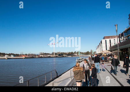 Kingston Foreshore Neubaugebiet in Canberra Stockfoto