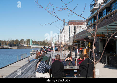 Kingston Foreshore Neubaugebiet in Canberra Stockfoto
