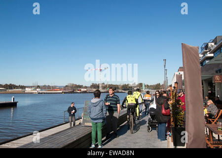 Kingston Uferentwicklungsgebiet in Canberra, ACT, Australien, 2015 Stockfoto