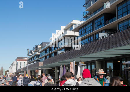 Kingston Foreshore Neubaugebiet in Canberra Stockfoto