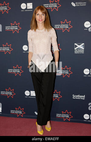 Edinburgh, Schottland. 21. Juni 2015. Ewan McGregor ist das Edinburgh International Film Festival zur Förderung der beiden Filme auf dem Festival, letzte Tage in der Wüste und die Puppe und die Em Teilnahme an.  Abgebildete Dolly Wells Credit: Richard Dyson/Alamy Live-Nachrichten Stockfoto