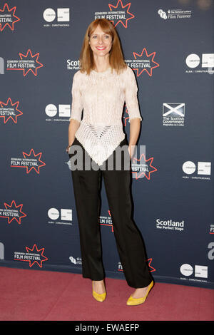 Edinburgh, Schottland. 21. Juni 2015. Ewan McGregor ist das Edinburgh International Film Festival zur Förderung der beiden Filme auf dem Festival, letzte Tage in der Wüste und die Puppe und die Em Teilnahme an.  Abgebildete Dolly Wells Credit: Richard Dyson/Alamy Live-Nachrichten Stockfoto