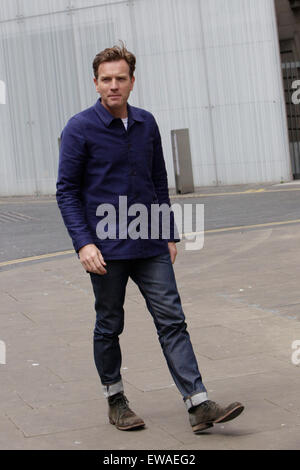 Edinburgh, Schottland. 21. Juni 2015. Ewan McGregor ist das Edinburgh International Film Festival zur Förderung der beiden Filme auf dem Festival, letzte Tage in der Wüste und die Puppe und die Em Teilnahme an. Bildnachweis: Richard Dyson/Alamy Live-Nachrichten Stockfoto